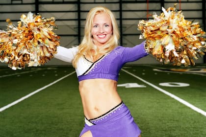 Molly, cuando fue porrista hace diez años