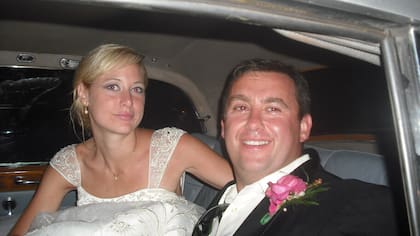 Molly Martens y Jason Corbett el día de su casamiento