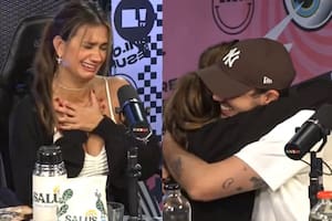 Momi Giardina rompió en llanto al ver que Santi Talledo se tatuó su nombre