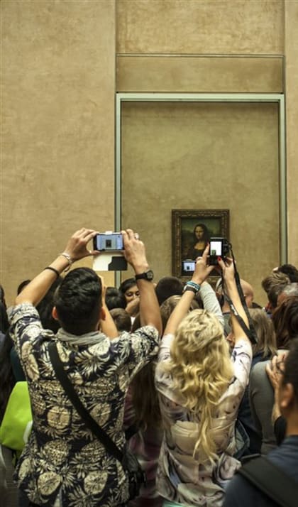 Mona Lisa, una de las obras más acosadas por los visitantes del Louvre