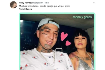 Mona y Geros son dos influencers mexicanos cuya principal característica son los tatuajes