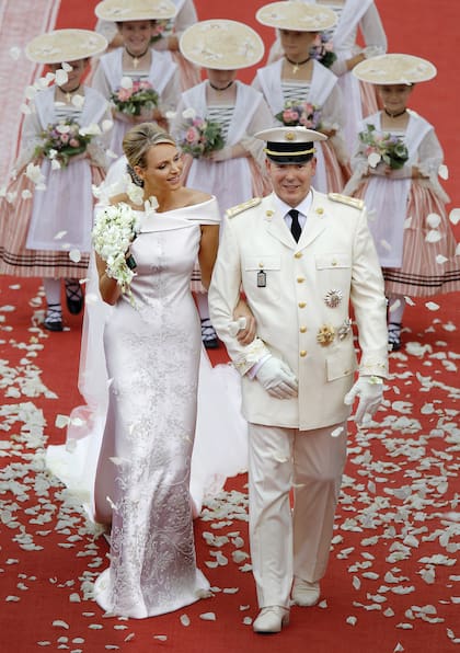 Alberto II de Mónaco y Charlene Wittstock