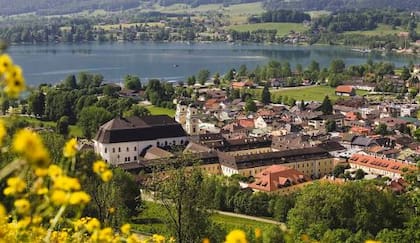 Mondsee ofrece lindos paisajes para los piscianos