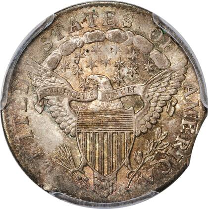 Moneda de 1807 presentaba un error identificado como “clip curvo”