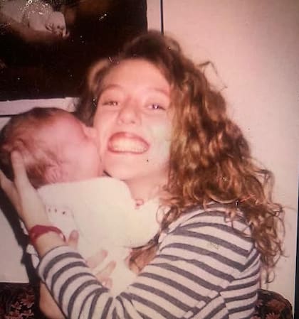 Mónica Ayos tuvo a Federico a los 19 años