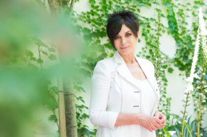 Mónica Gutiérrez en la entrevista con La Nación