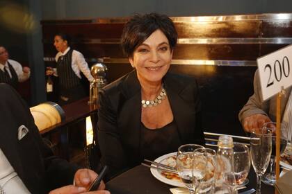 Mónica Gutiérrez, en la recepción de premios