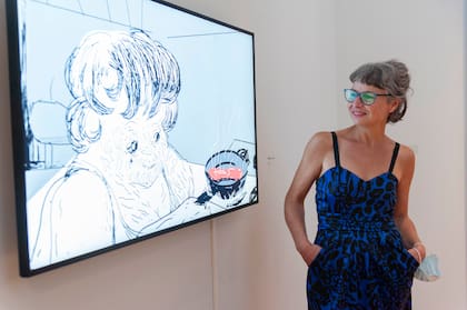 Mónica Heller, artista que representará a la Argentina en Venecia, con la obra ganadora del tercer premio otorgado por la Fundación Fortabat en 2021 para mayores de 35 años 