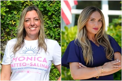 Monica Matteo-Salinas y Monique Pardo Pope se enfrentarán en una segunda vuelta por el único puesto en la comisión municipal de Miami Beach