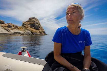Mónica Montefalcone, la profesora de ecología de la Universidad de Génova