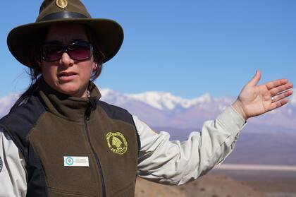 Monica Sosa, en Parque Nacional El Leoncito