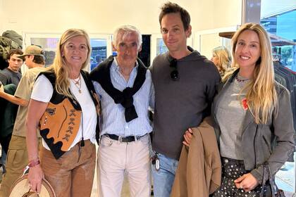 Mónica y Polito Ulloa charlaron con Corchito Zavaleta e Isabelle Strom