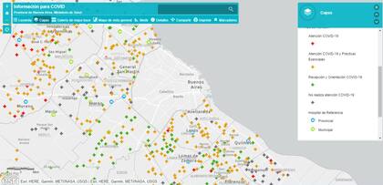 La clasificación de los centros de atención en el AMBA frente al Covid-19