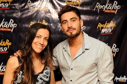 Flor Nijensohn y Nico Occhiato, en la trasnoche de viernes