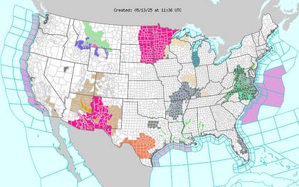 Montañas de Wyoming y Montana recibirán 30 cm de nieve en pleno mayo