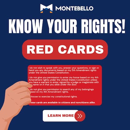 Montebello entrega tarjetas rojas gratis a los residentes