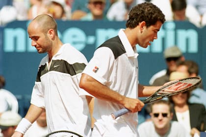 Iconos de una época, misma generación, personalidades diferentes: Agassi y Pete Sampras 