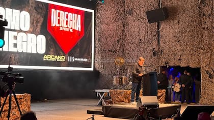 Montenegro dio un discurso en la Derecha Fest