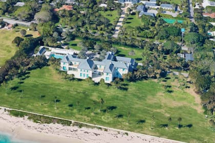 Montsorrel, la espectacular mansión ubicada en Palm Beach, propiedad de la familia de la novia, donde dirán “sí, quiero” bajo el rito judío. 