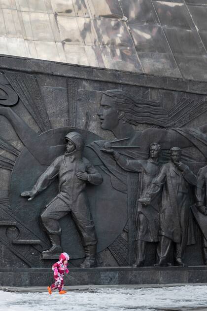 Monumento “A los conquistadores del espacio”, de Andrey Faydysh-Krandievsky (1964), en Moscú