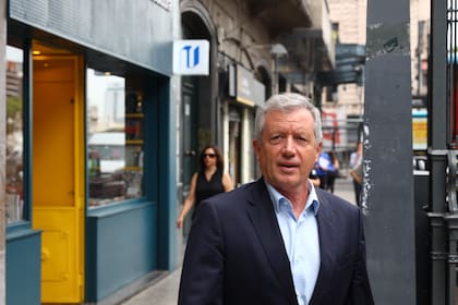 Monzó durante el ingreso al recinto de Diputados