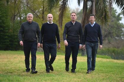 Morales, Larreta, Santilli y Posse