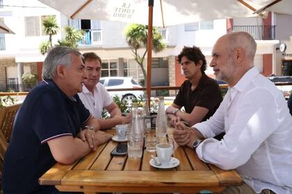 Morales, Santilli, Lousteau y Rodríguez Larreta juntos en Mar del Plata
