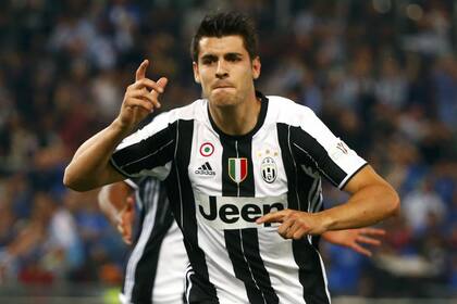 Morata marcó el gol del triuinfo para Juventus