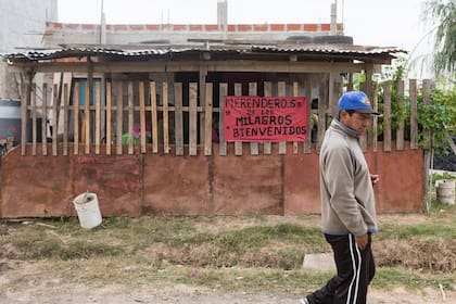 El Merendero Señor de los Milagros, en el barrio Cuartel V, en Moreno
