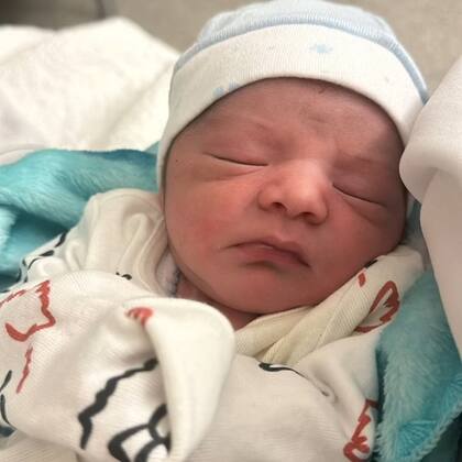 Morena Rial compartió la primera foto de su hijo Amadeo en redes sociales