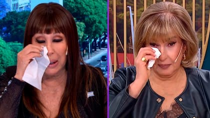 Moria Casán y Georgina Barbarossa hablaron de todo, lloraron de emoción y limaron asperezas en un dúplex entre eltrece y Telefe