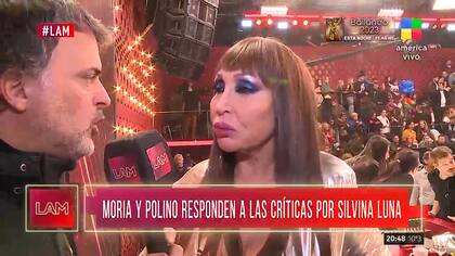 Moria Casán y Marcelo Polino respondieron a las críticas de la gente por la no mención de Silvina Luna