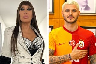Así fue el saludo entre Mauro Icardi y Moria Casán tras su escandaloso cruce en redes