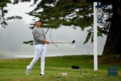 Morikawa terminó de rematar el torneo con el águila en el hoyo 16