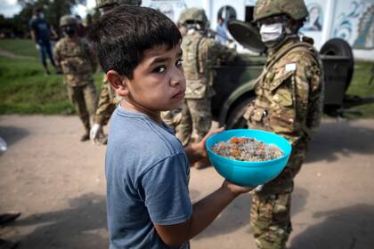 Un comedor escolar, en La Matanza