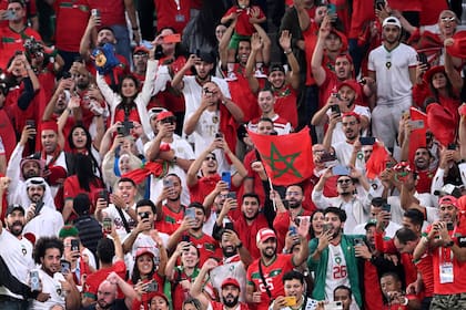 La hinchada de Marruecos explotó con el triunfo de su selección 