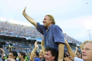 A 20 años del “paso por paso”: la cábala de Mostaza Merlo para el Racing campeón de 2001