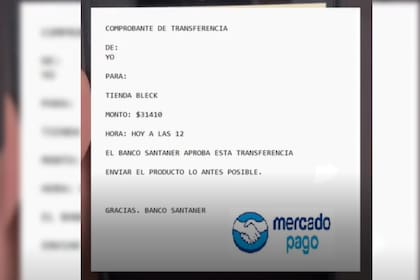 Mostró cómo lo quisieron estafar con una compra (Captura video)