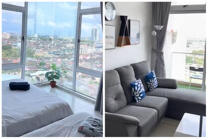 Mostró en detalle el departamento que alquiló por Airbnb