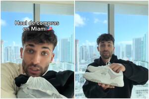 Mostró lo que gastó en Estados Unidos y no tardó en viralizarse (Foto: captura/TikTok@alepeto9)