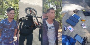 Motochorros detenidos en Vicente López