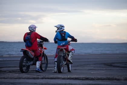 Motocross, otra disciplina practicada en la zona. Para muchos pilotos del Rally Dakar, este fue uno de los tramos más difíciles y duros del recorrido.