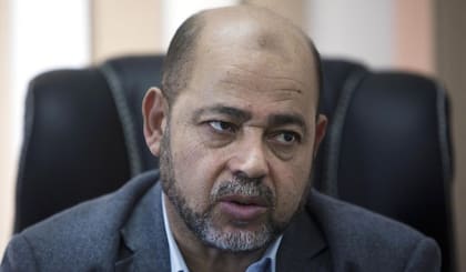 Mousa Abu Marzouk, alto funcionario de Hamas (Khalil Hamra/AP)