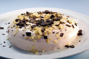 Mousse de frambuesa