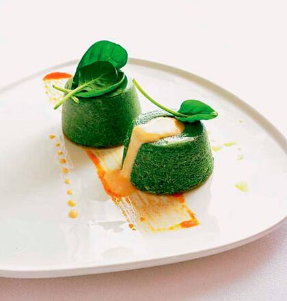 Mousse de espinacas