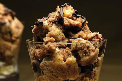 Mousse de chocolate y batata