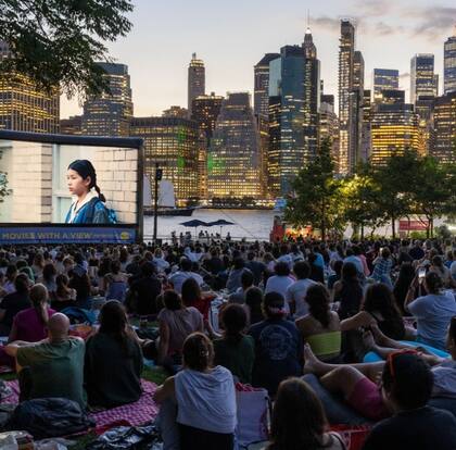 Movie with a View, un plan ideal para las personas que quieran ver películas al aire libre en Nueva York