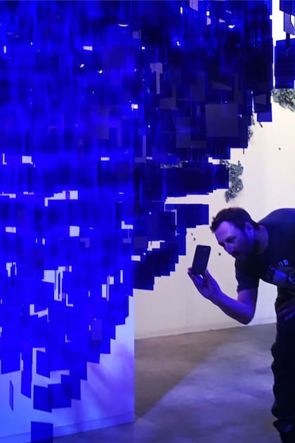 Móvil de Julio Le Parc en Del Infinito