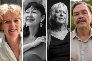 Moya Cannon, Roxana Crisólogo, Verónica Zondek y Yuri Andrukhovych