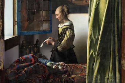 Muchacha leyendo una carta de Johannes Vermeer